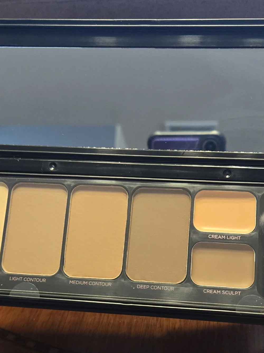 Profusion Cosmetics Contour Case in Black with Rose Gold Lettering